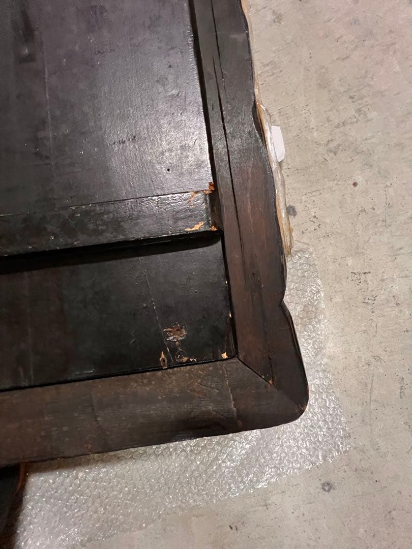 芝山象嵌、天然素材 漆器トレイ 金箔装飾