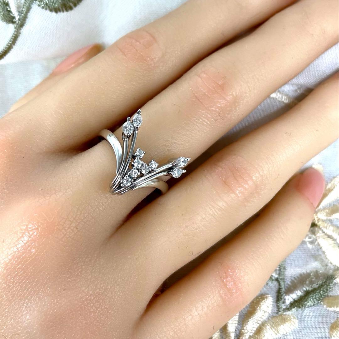 pt900 ダイヤモンド　リング