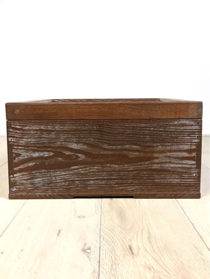 S148桑製置炉 炉縁付 茶道具