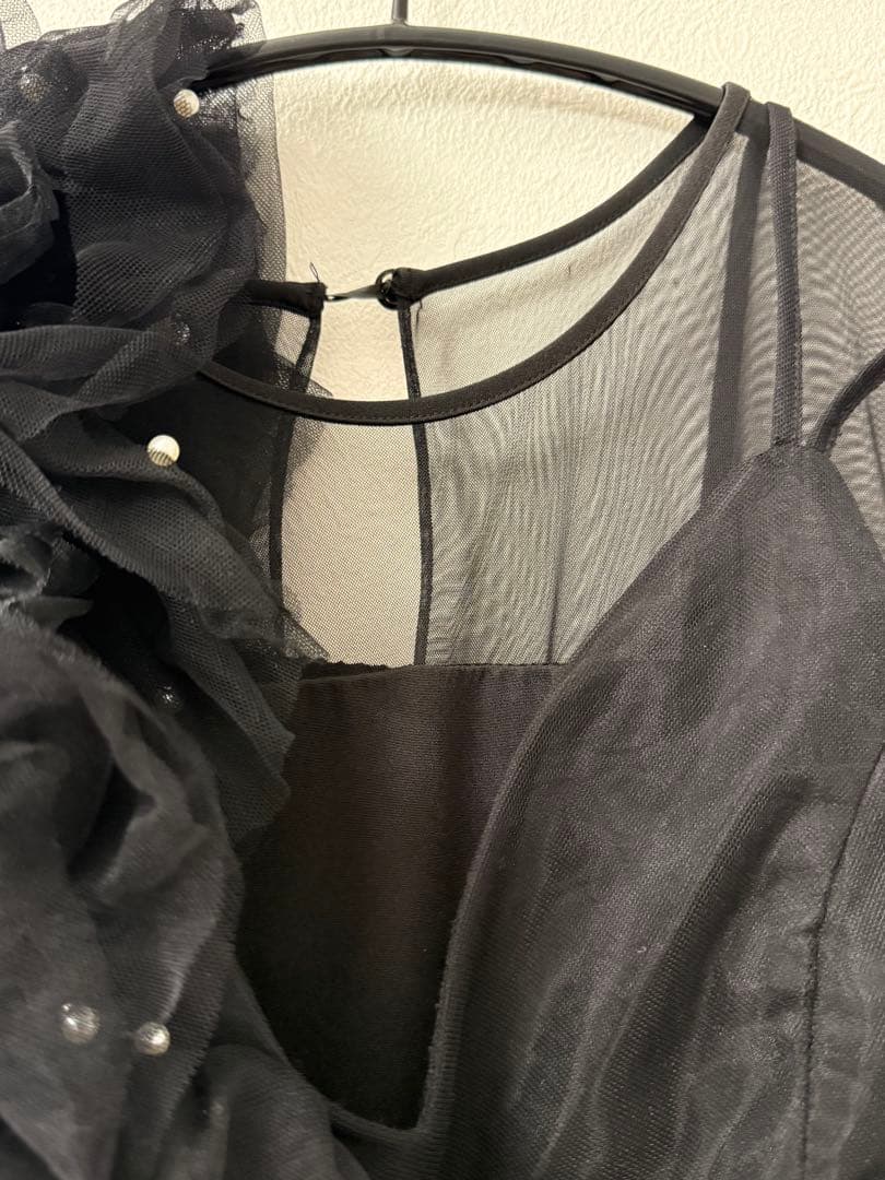 12/15までの価格ですANDRESD pearl bustier dress