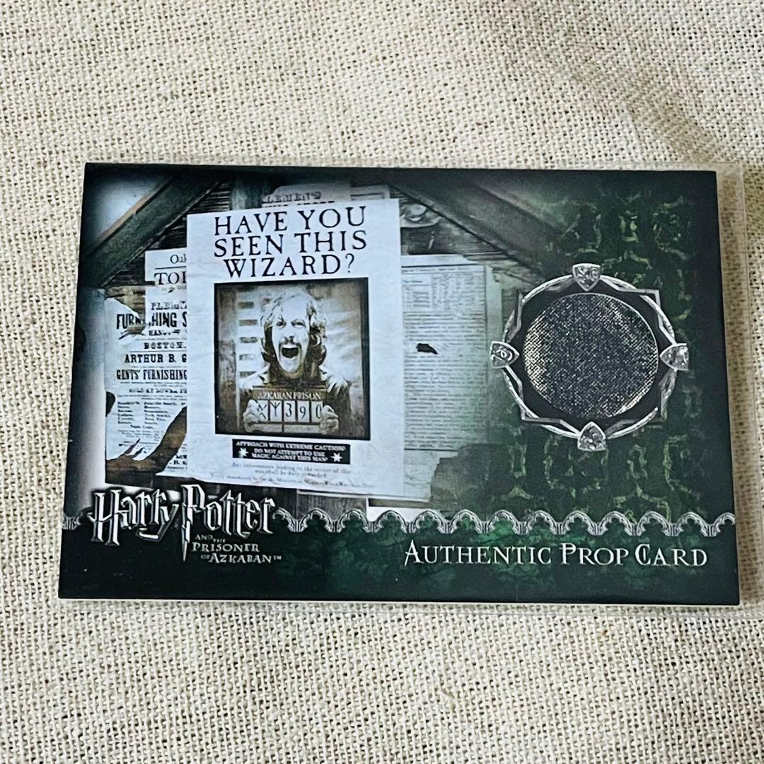 ハリーポッター　トレカ　プロップカード　シリウス・ブラック　指名手配ポスター