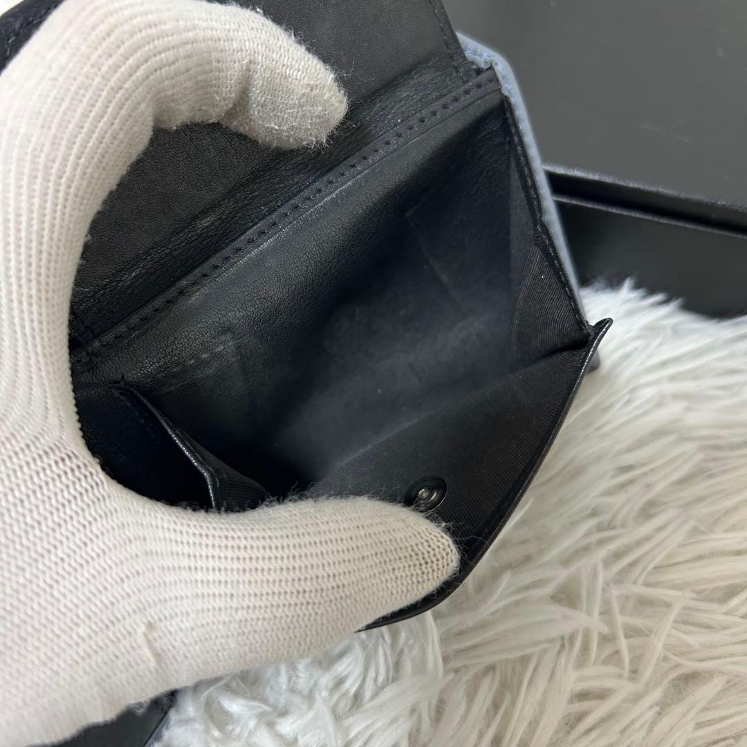 【希少カラー✨スタッズ/ユニセックス】ジミーチュウ　二つ折り財布　ブルー　レザー