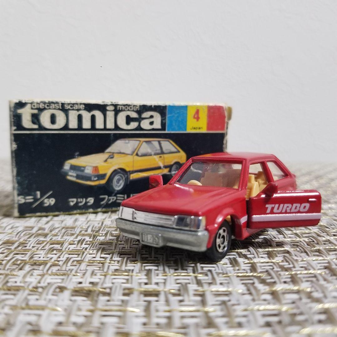 【激レア】 トミカ　黒箱　No.4 マツダ ファミリア 1500XG　日本製