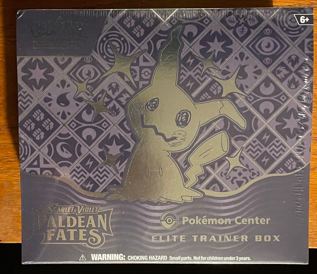 ETB ポケモンセンター限定　ミミッキュ　PALDEAN FATES 未開封
