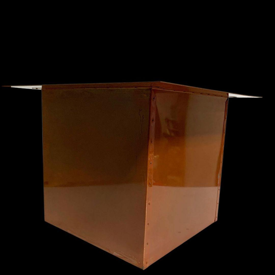 茶道具 銅製 炉おとし 炉壇