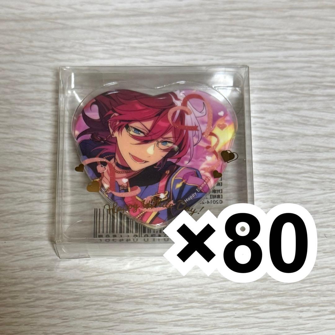 七種茨　ホワイトデーハート缶バッジ　あんスタ