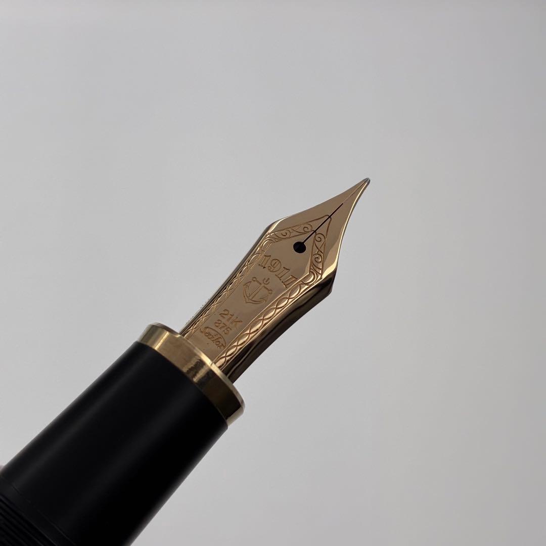 【希少】SAILOR セーラー万年筆 津軽塗り 21K Bから長刀研ぎ