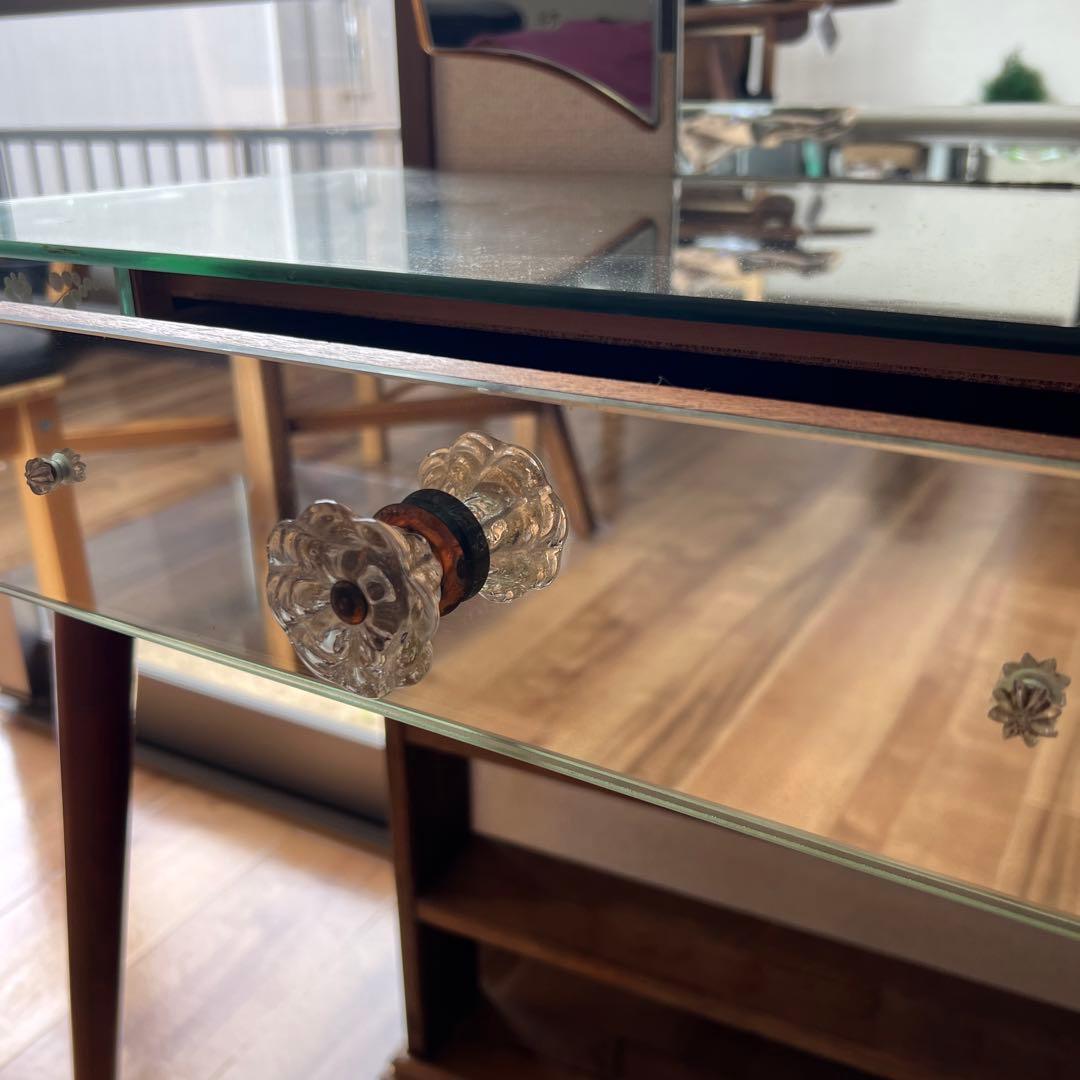 全面ミラー　ドレスチェスト　アンティーク高級品