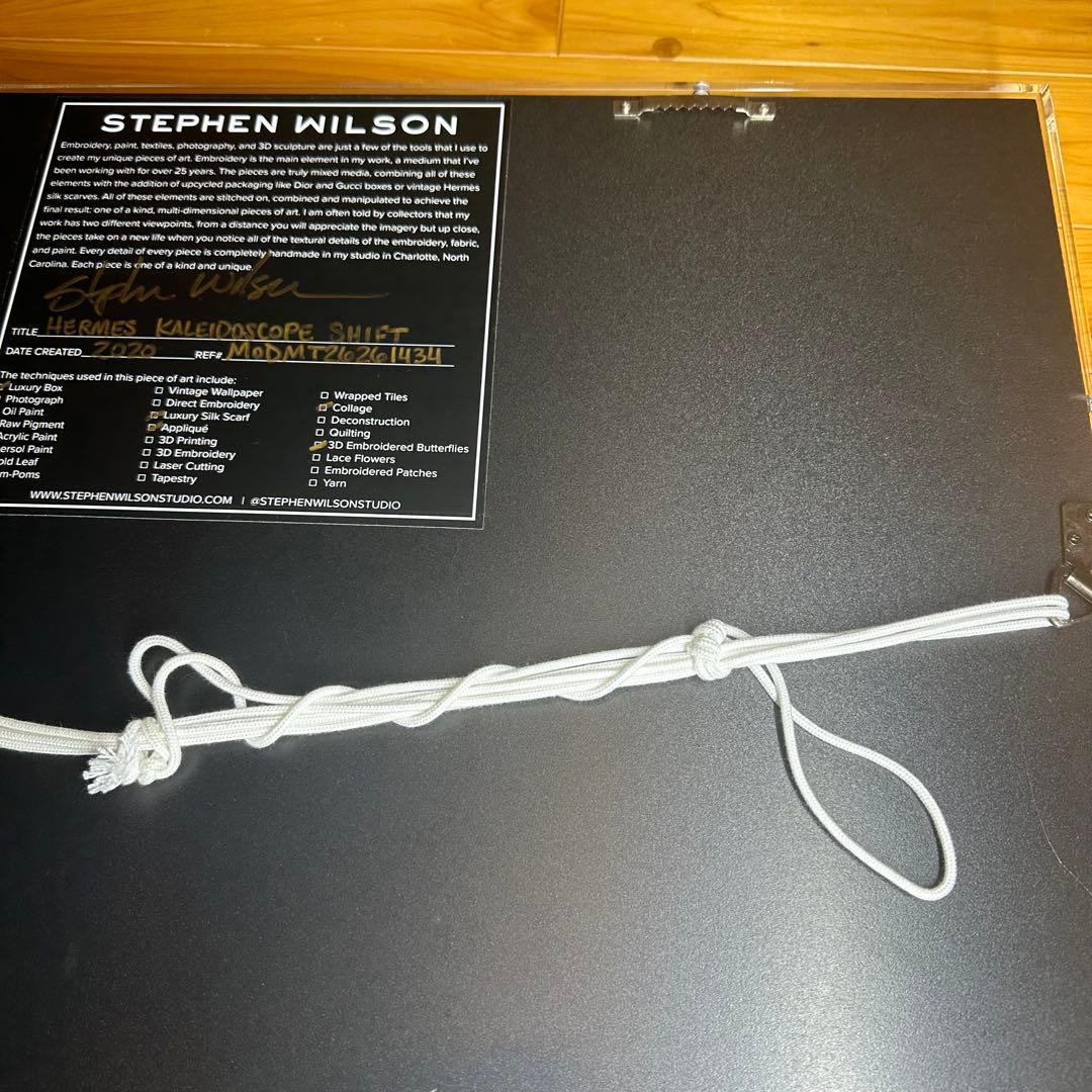 エルメス　ステファンウィルソン　アートパネル