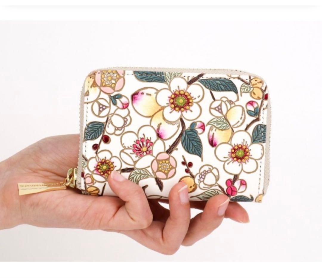 文庫屋大関　ファスナー小銭入れ 梅花（メイホア）