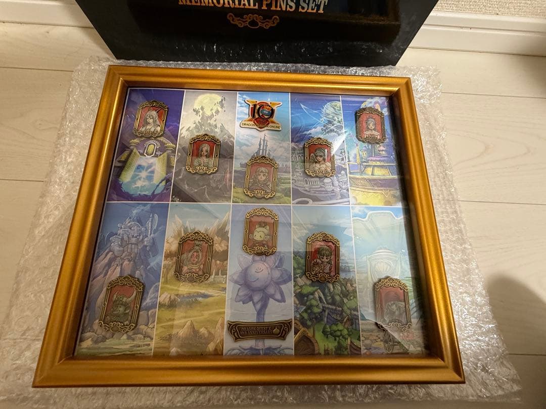 ドラゴンクエストX オンライン　10周年記念　メモリアルピンズセット