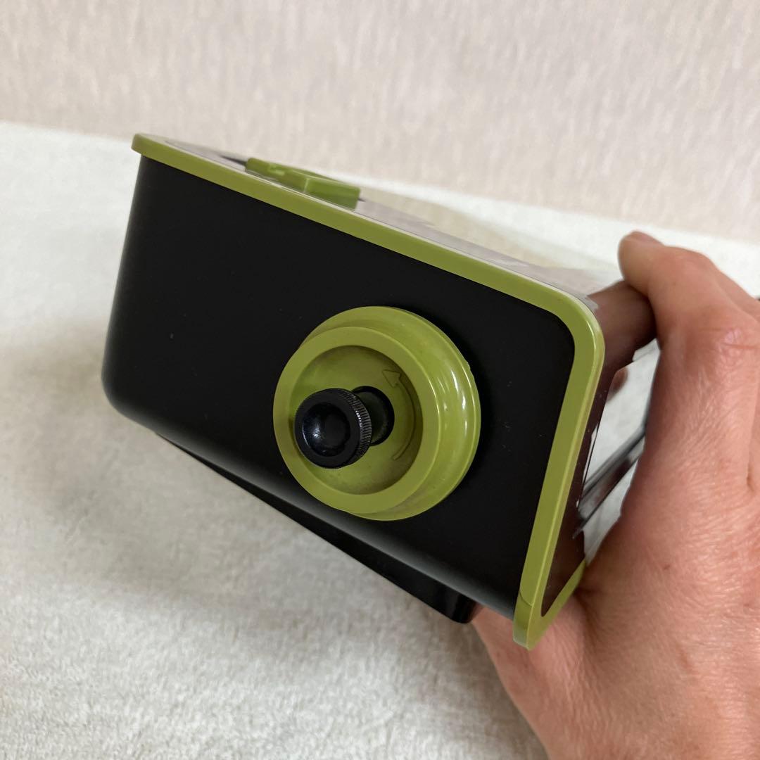 ナショナル交流目覚時計ヤングスヤスヤ　パタパタ時計　TG02 緑　グリーン