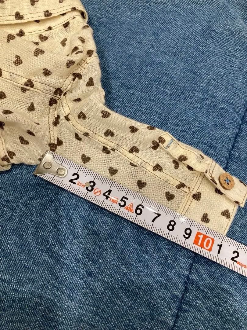 希少 atelier gg ハート柄 柔らかいシャツ