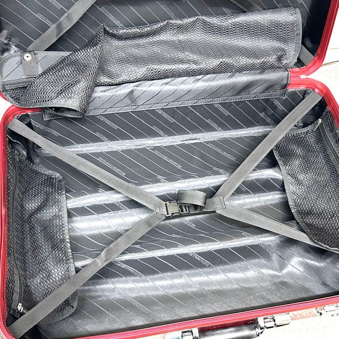 ゼロハリバートン 4輪 キャリーケース レッド 大容量 傷あり ZRPシリーズ