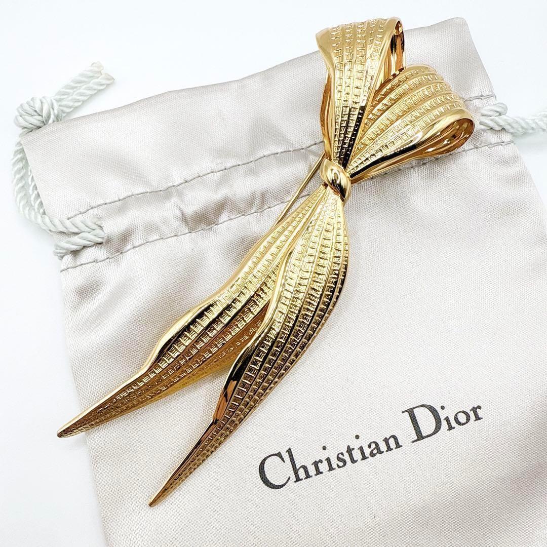 2524 Germany製　極美品✨Dior　ブローチ　CD　ロゴ　希少　刻印