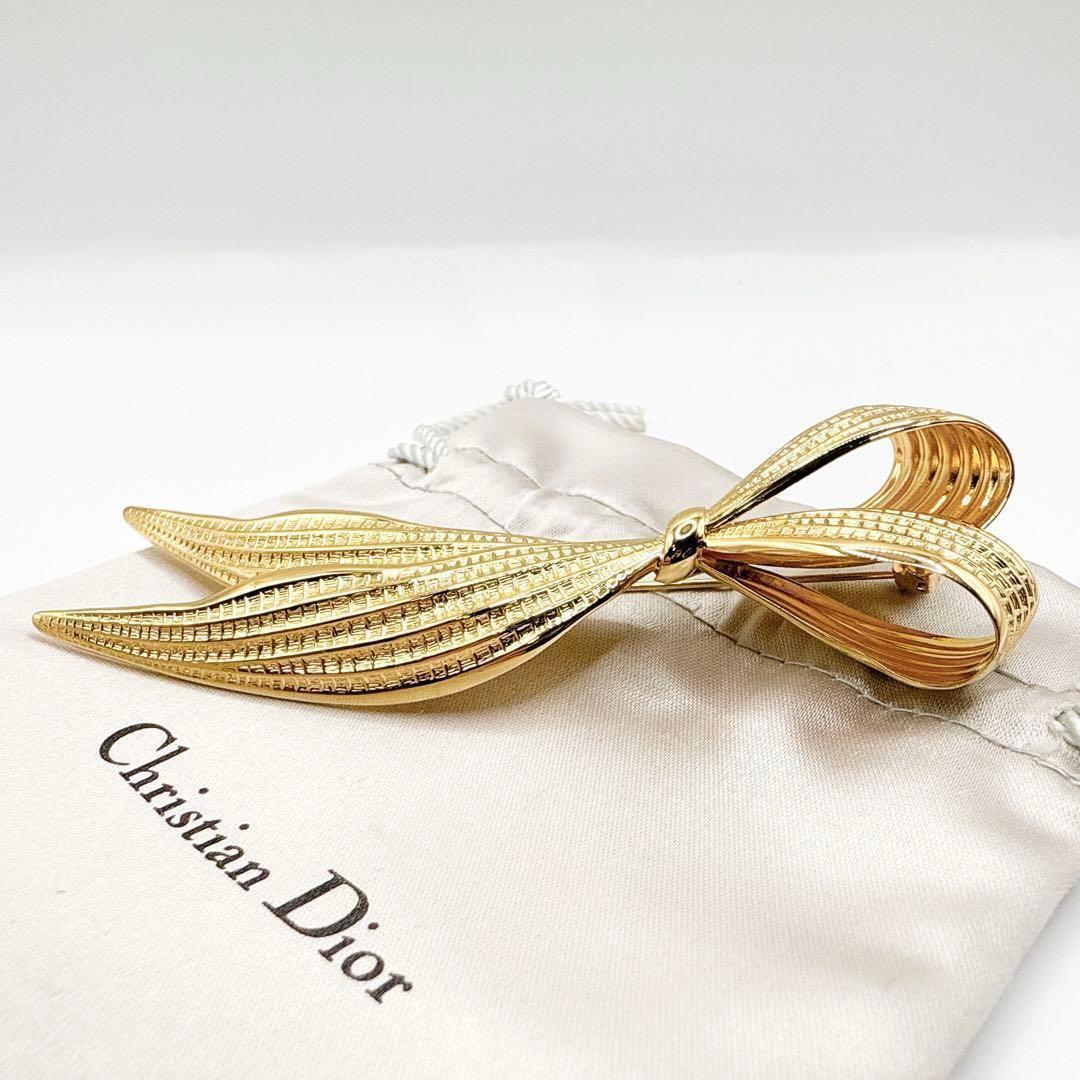 2524 Germany製　極美品✨Dior　ブローチ　CD　ロゴ　希少　刻印