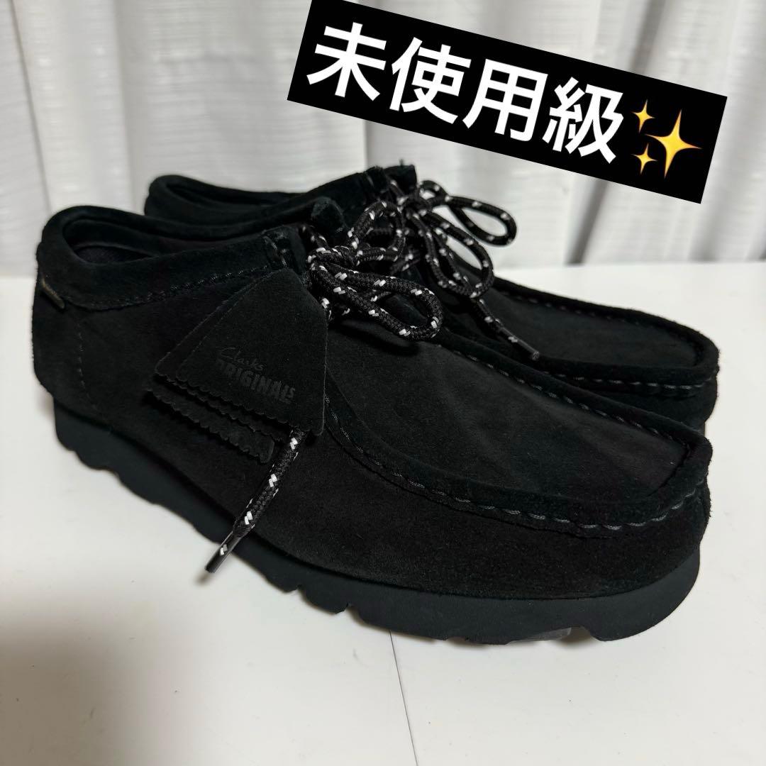 専用⭐️極美品⭐️ クラークス　ワラビー　GORE-TEX スエード　ブラック