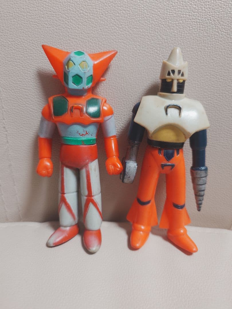 ゲッターロボ 2体セット ソフビ 当時物