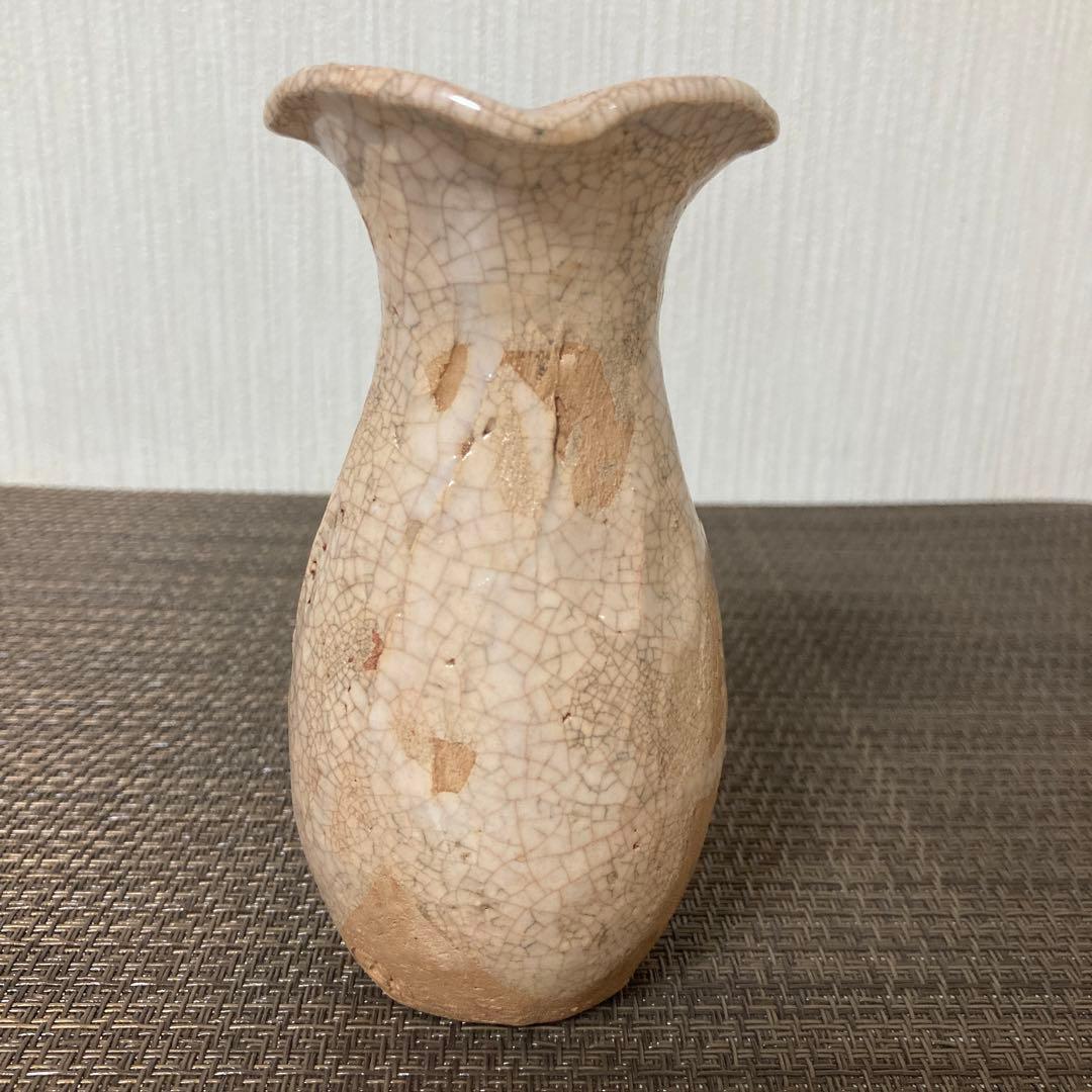 楽山焼 玉井楽山　愛媛　蟹彫り　蟹細工　時代物　希少品　徳利　お猪口