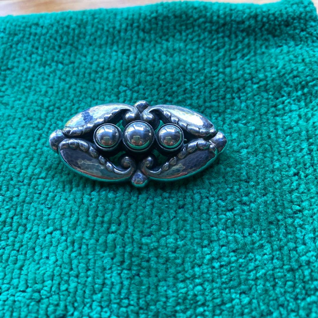 シルバーボールブローチ156シルバー925