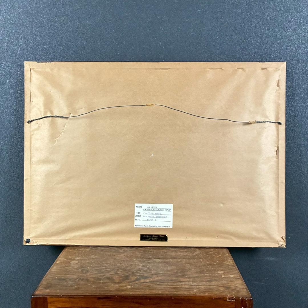 Jack Bernard Bevier「CHOPPING～」リトグラフ サイン入