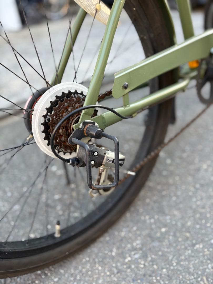 オリーブグリーン KBビーチクルーザー 自転車