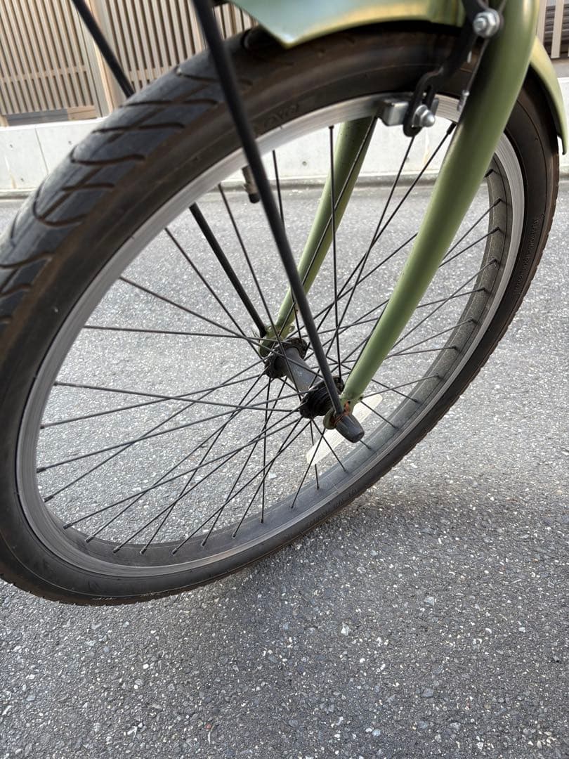 オリーブグリーン KBビーチクルーザー 自転車