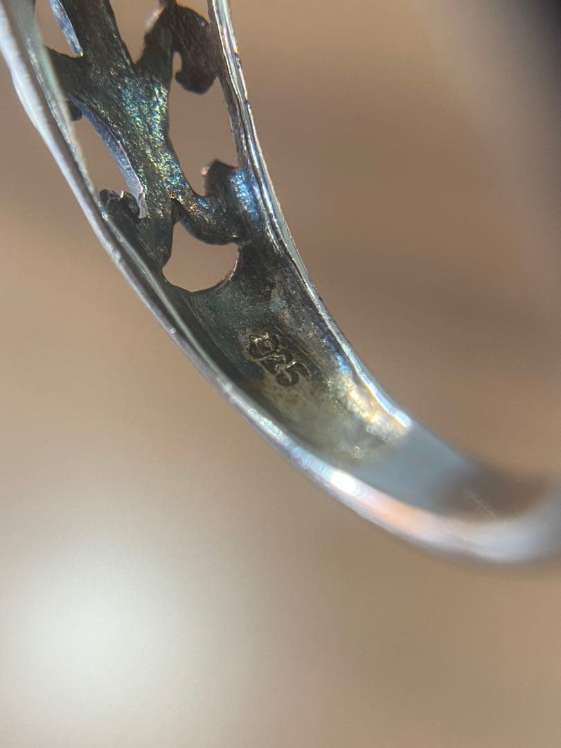 ボヘミアン　ターコイズ　シルバーリング　5点セット