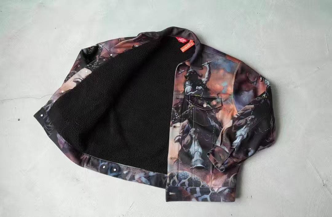 美品✨Supreme騎士とドラゴン グラフィックジャケット