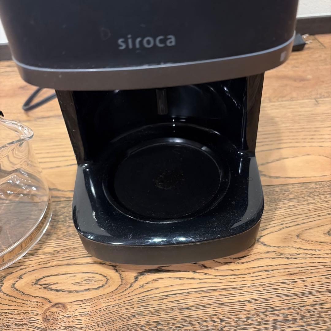 siroca コーヒーメーカー ブラック　2024年製