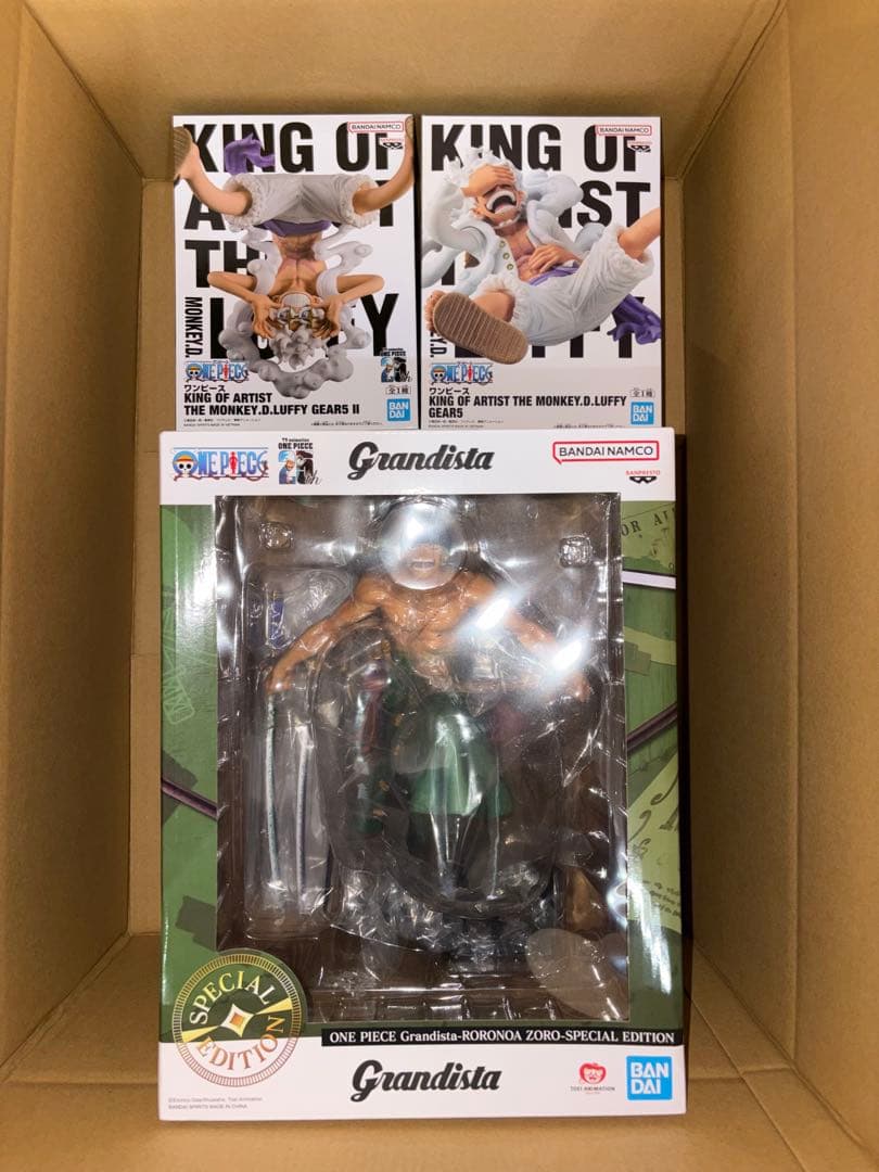 未開封 海外限定Grandista ゾロ&KOA ルフィ ギア5 セット