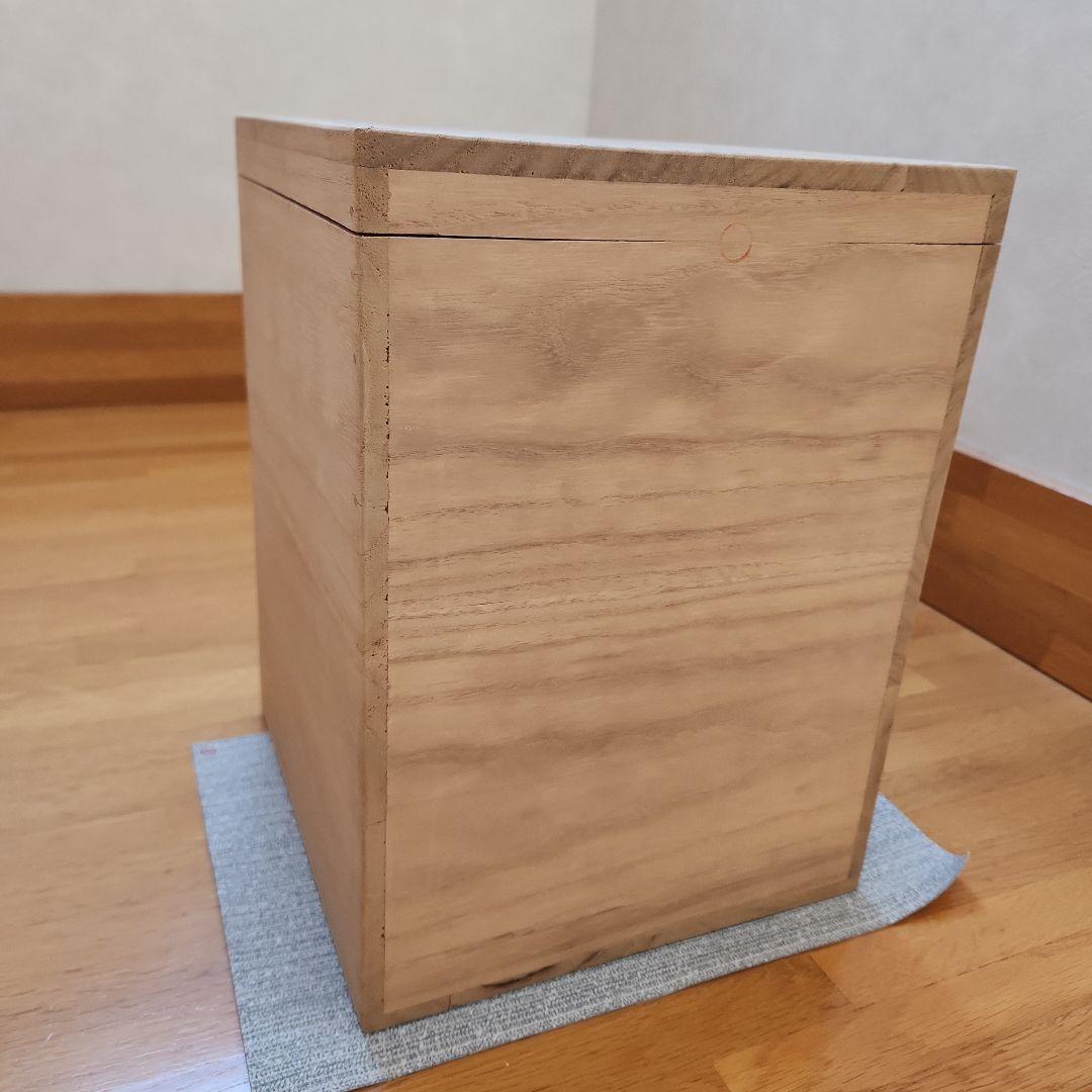 益子焼　村田元　柿黒釉 把手壺　木製箱付き 花器、ピッチャー