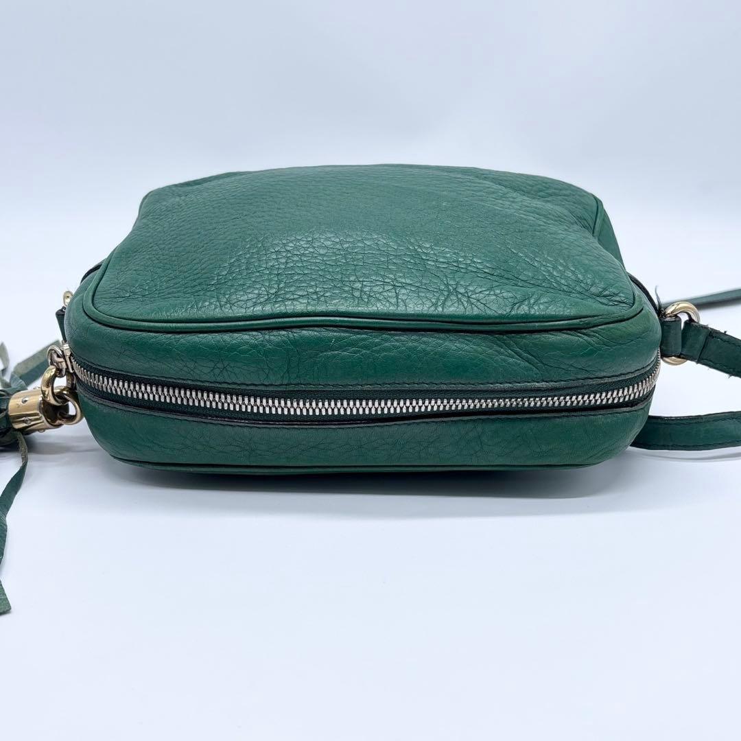 マ*ー様 GUCCI グッチ バッグ ソーホー スモールディスコバッグ グリーン