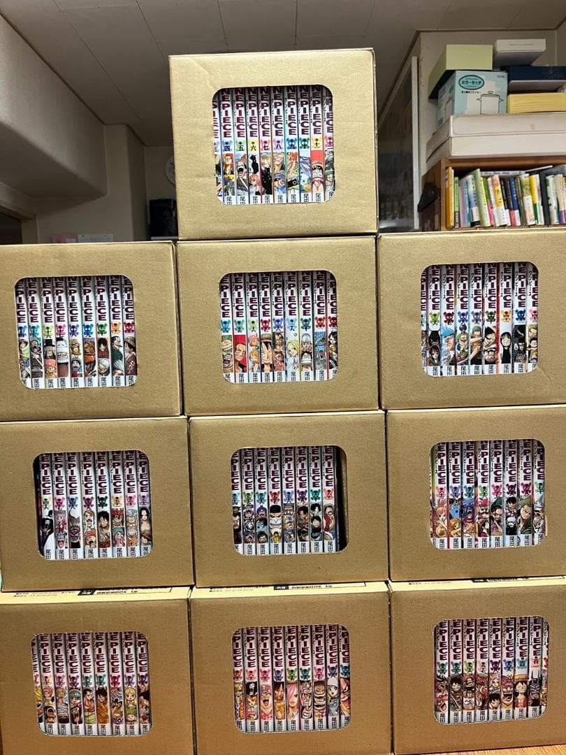 One Piece コミック　第１巻～第１０４巻　ボックス入りセット（ほぼ新品）