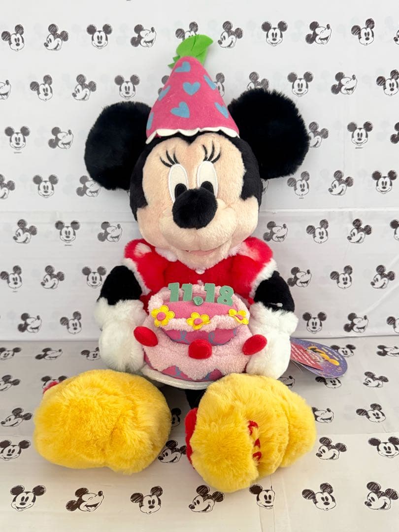 ミニー　フラッフィープラッシー　バースデー　誕生日　ぬいぐるみ