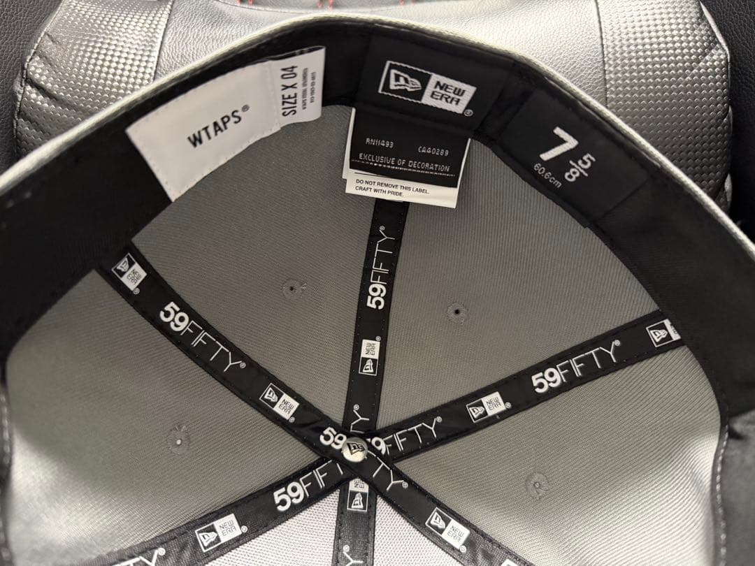 WTAPS 59FIFTY グレー キャップ サイズ7 5/8 未使用
