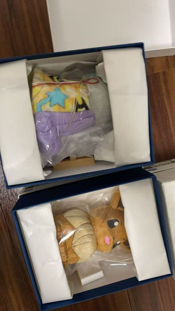 真多呂人形　木目込み　ポケモン　ライコウ　イーブイ　伝統工芸　江戸木目込人形