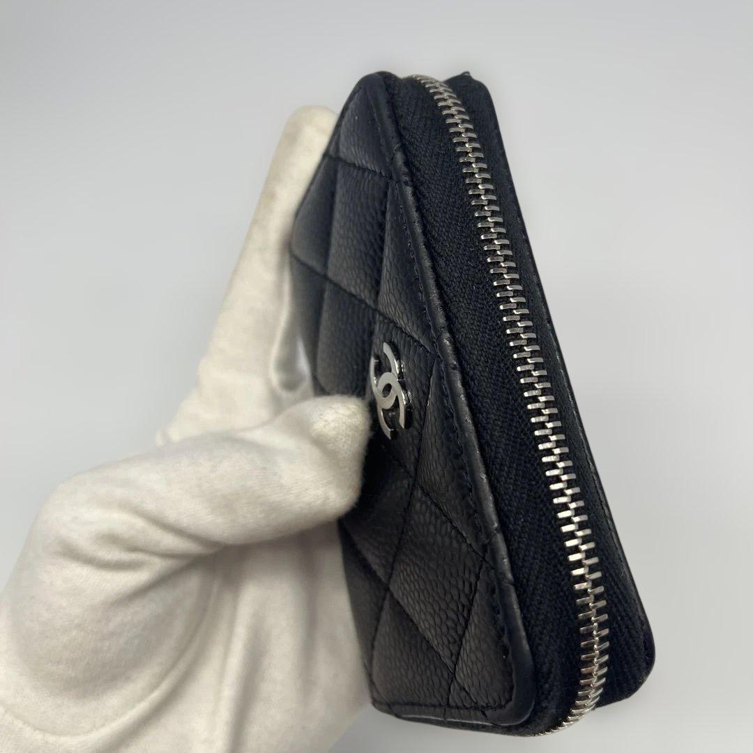 【極美品】CHANEL シャネル クラシックジップパース ケアカードあり