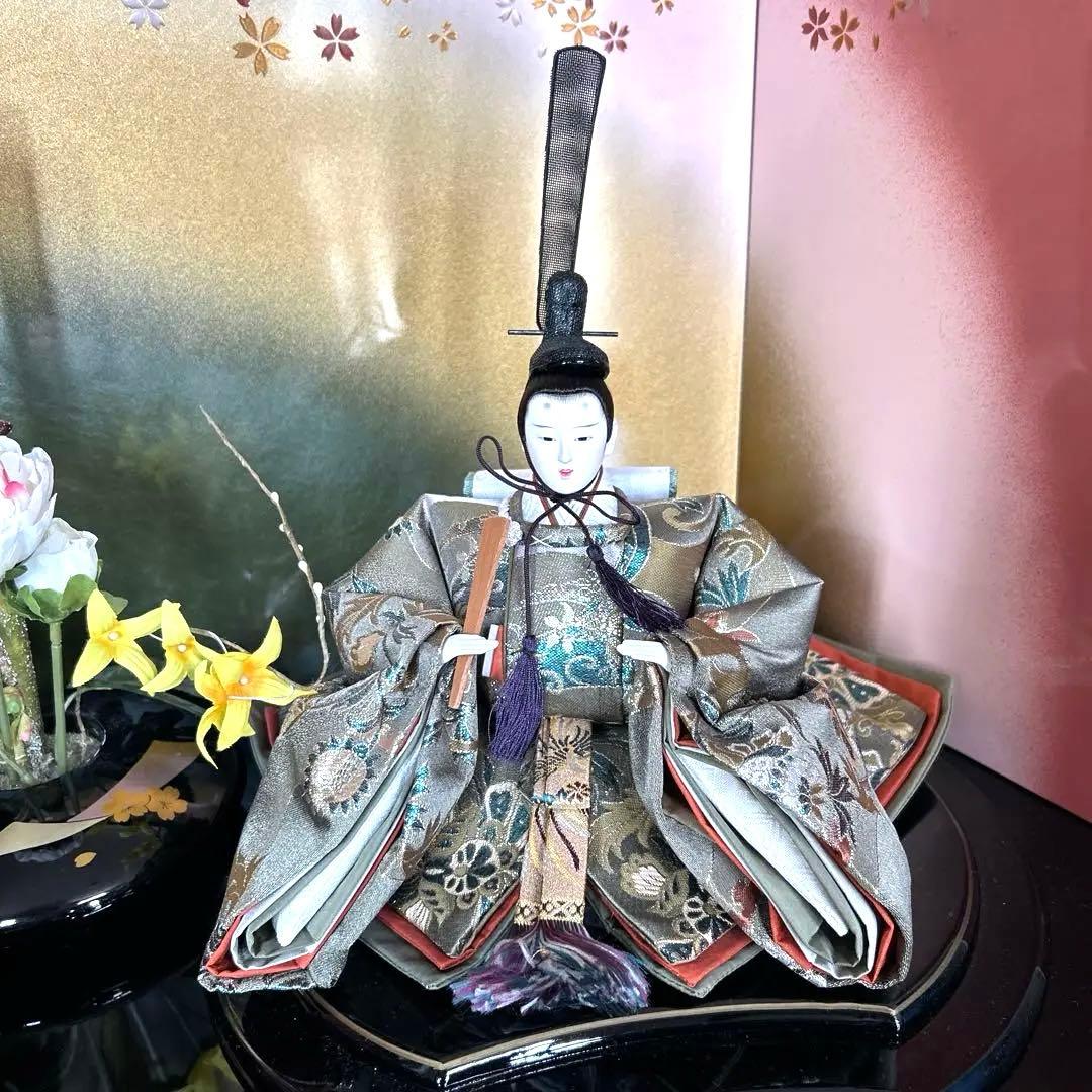 平安絵巻雛　雛人形セット 伝統的な和装