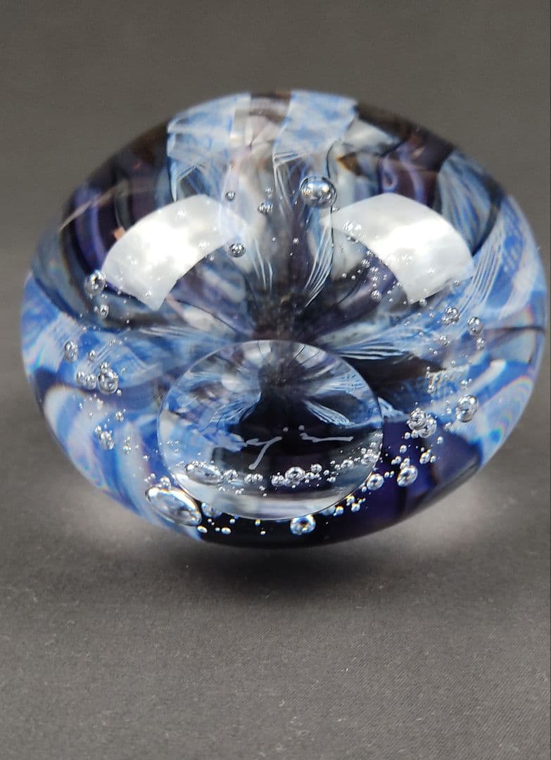 手吹きガラス　香水入れ　ガラス作家　吉本雅塵