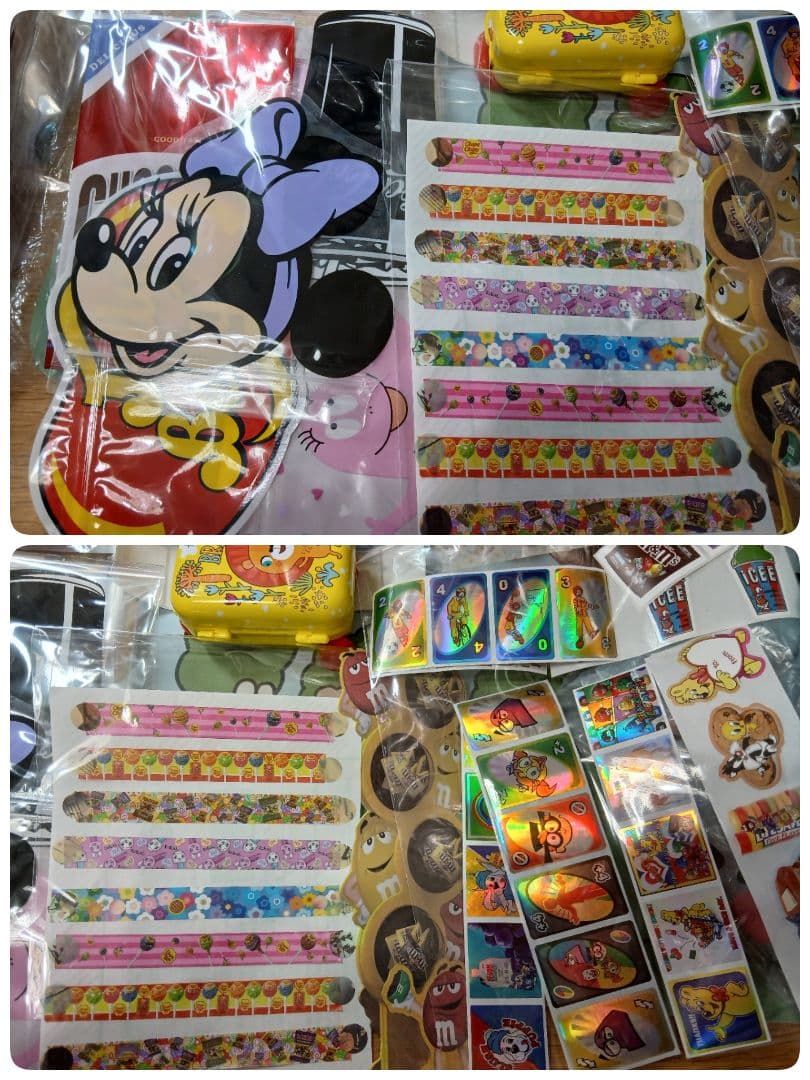 紙モノまとめ売り★紙モノおすそ分け★アメキャラ★バラメモ★シール★マステ★デザペ