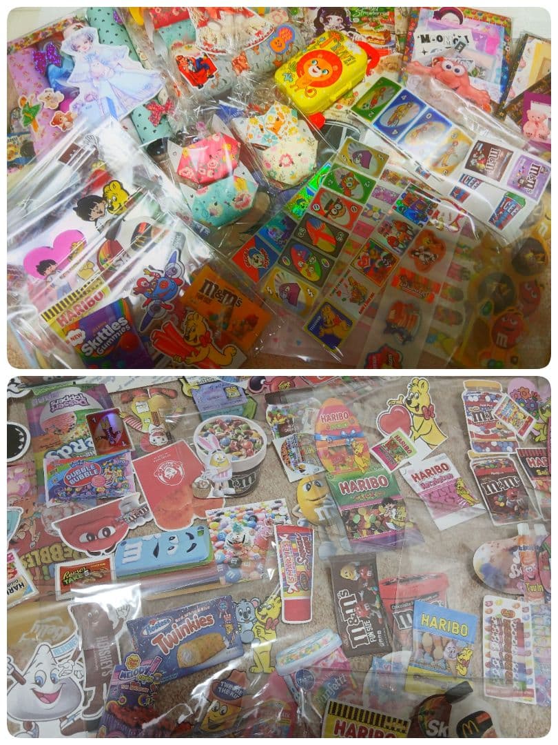 紙モノまとめ売り★紙モノおすそ分け★アメキャラ★バラメモ★シール★マステ★デザペ