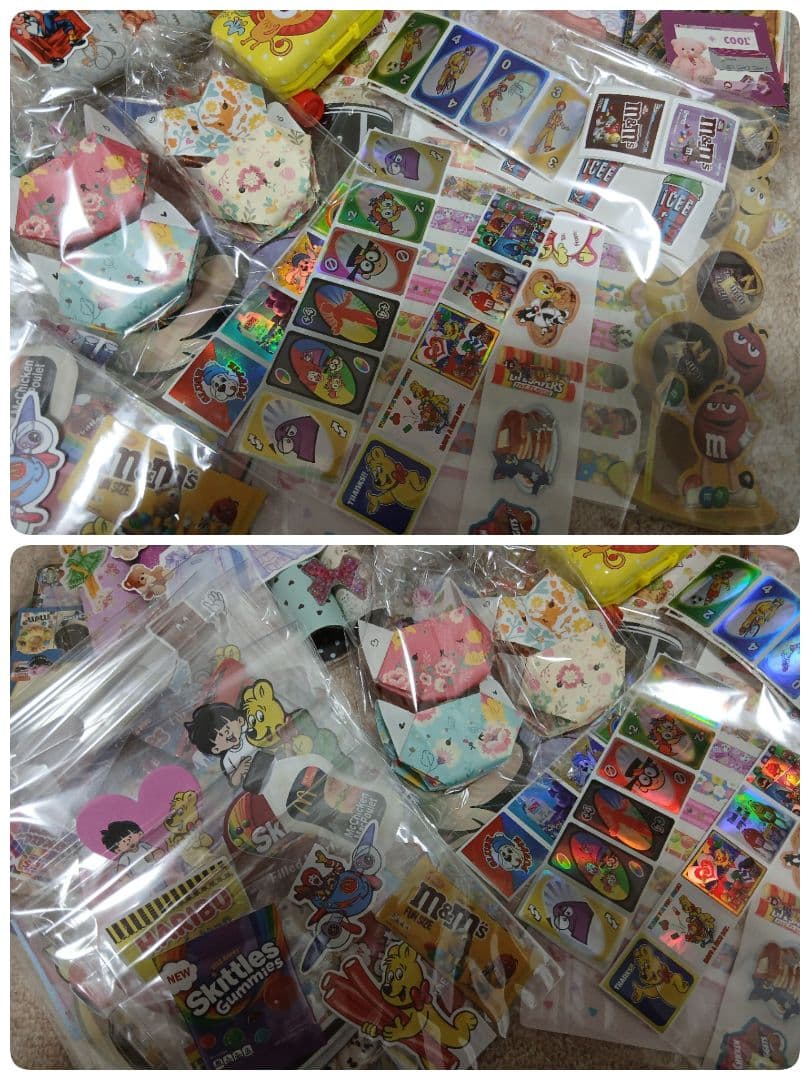 紙モノまとめ売り★紙モノおすそ分け★アメキャラ★バラメモ★シール★マステ★デザペ