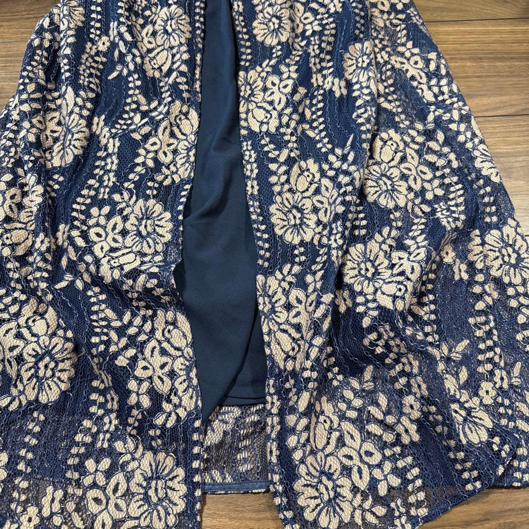 て*む様 【kaene】レースエプロンワンピース