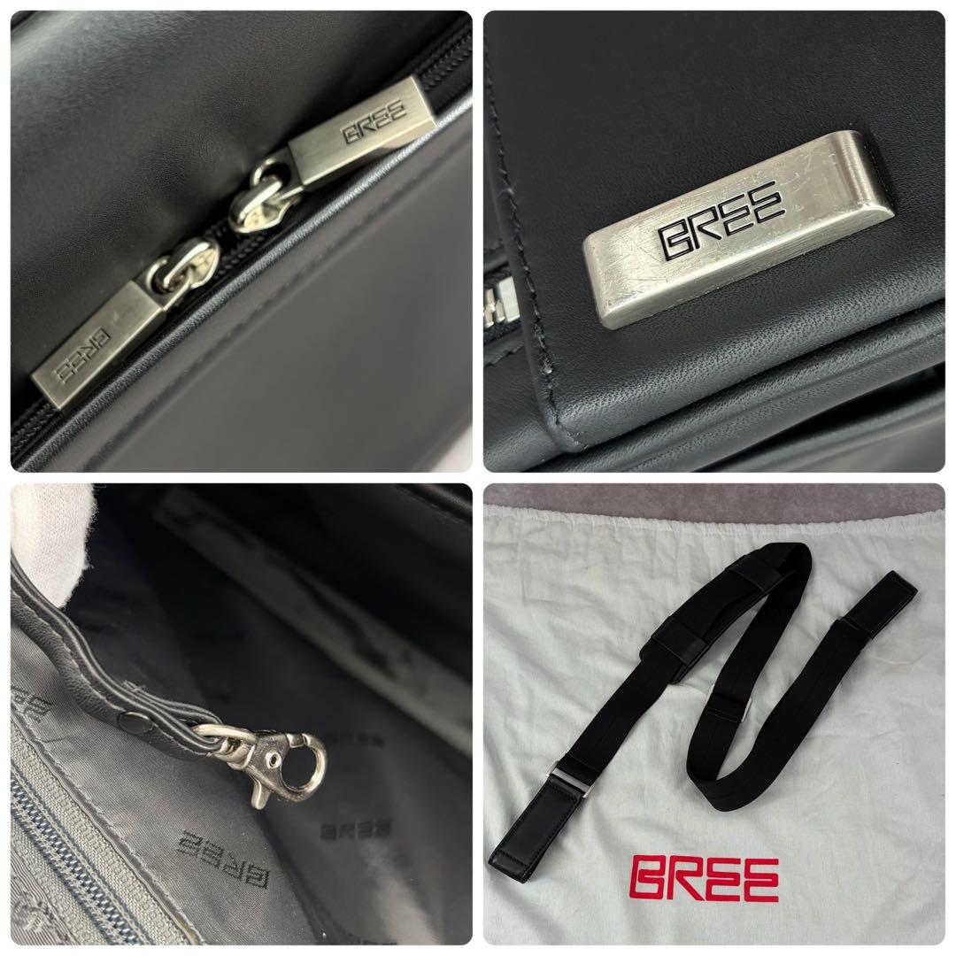 【美品】ブリー 2way ブリーフケース ビジネスバッグ 本革 書類鞄 ブラック