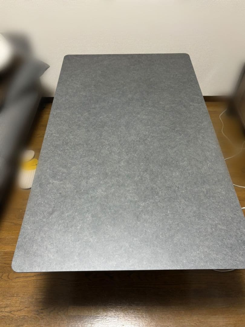 【広島 太郎】東京インテリア 園田産業 グレーのダイニングテーブル