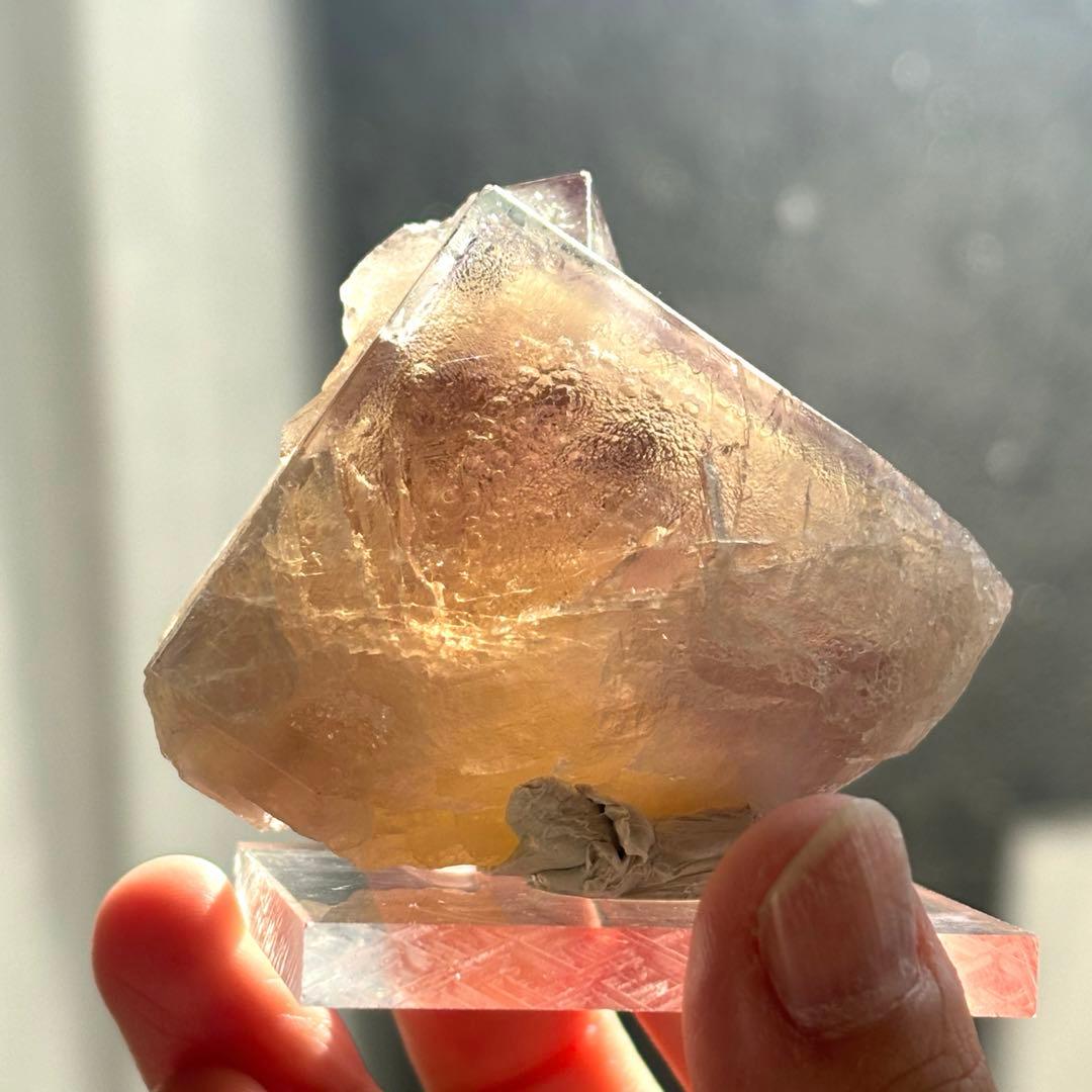 ミ*オ様 イギリス産　Sherry Twins Pocket フローライト 鉱物