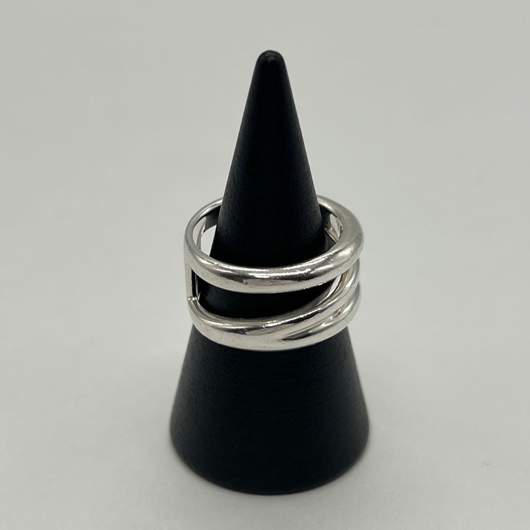 ティファニー TIFFANY ダイアゴナルリング 12号 SV925