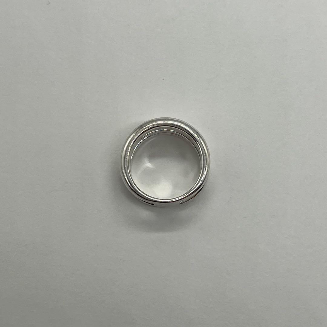 ティファニー TIFFANY ダイアゴナルリング 12号 SV925