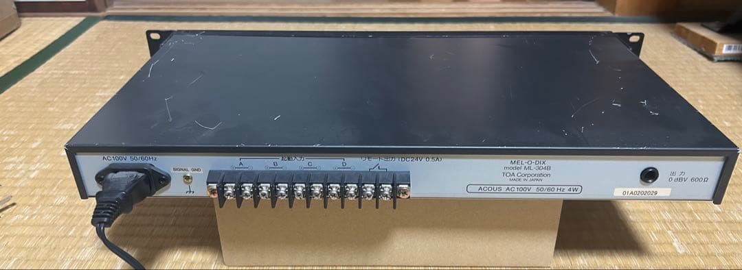 TOA メロディックス　ML-304B カード4枚付